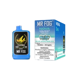 Blue Rancher Ice Mr Fog Nova Steezy Edition 36K Puffs Disposable Vape