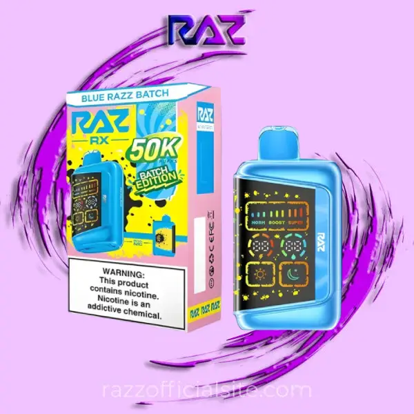 Blue Razz Batch Raz RX 50K Puffs Disposable Vape – Batch Edition