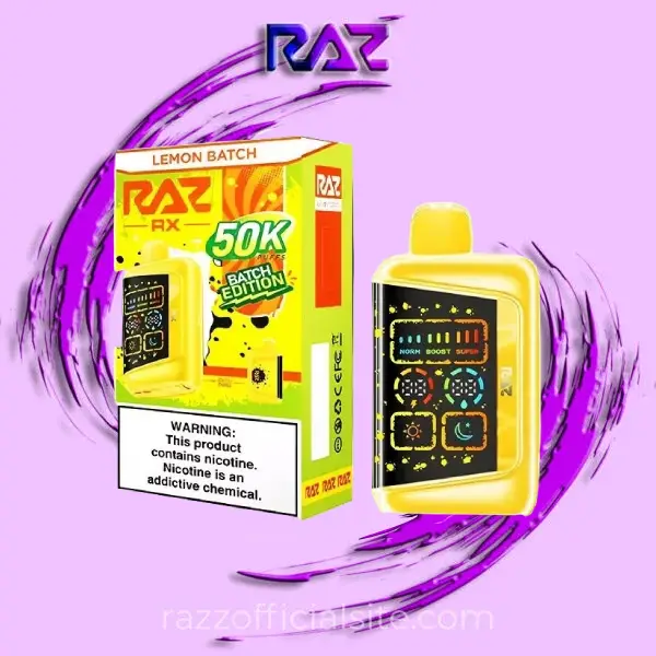 Lemon Batch Raz RX 50K Puffs - Batch Edition