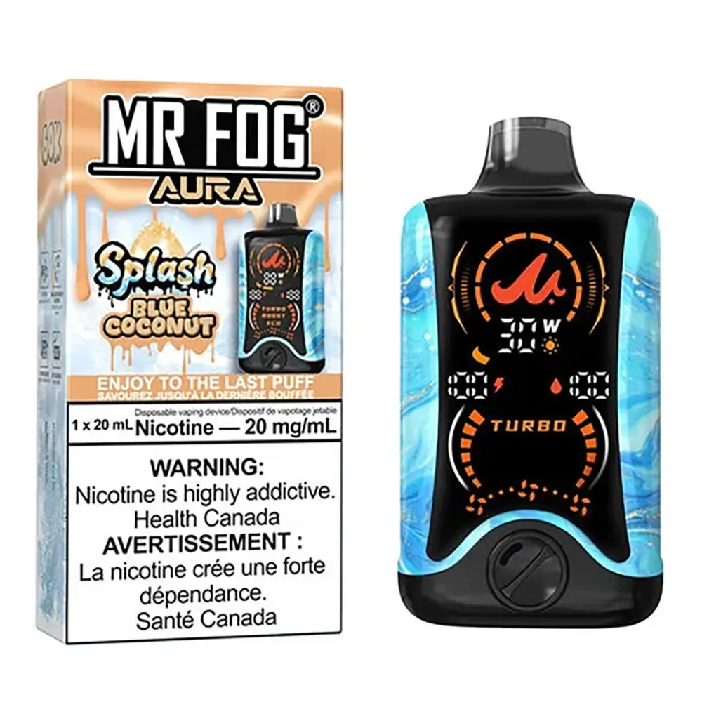 Blue Coconut - MR Fog Aura Splash 60,000 Puffs Disposable Vape