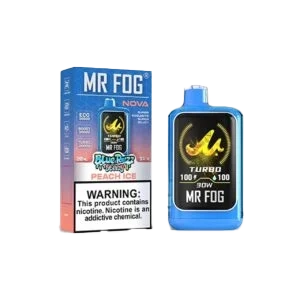 Peach Ice Mr Fog Nova Steezy Edition 36K Puffs Disposable Vape
