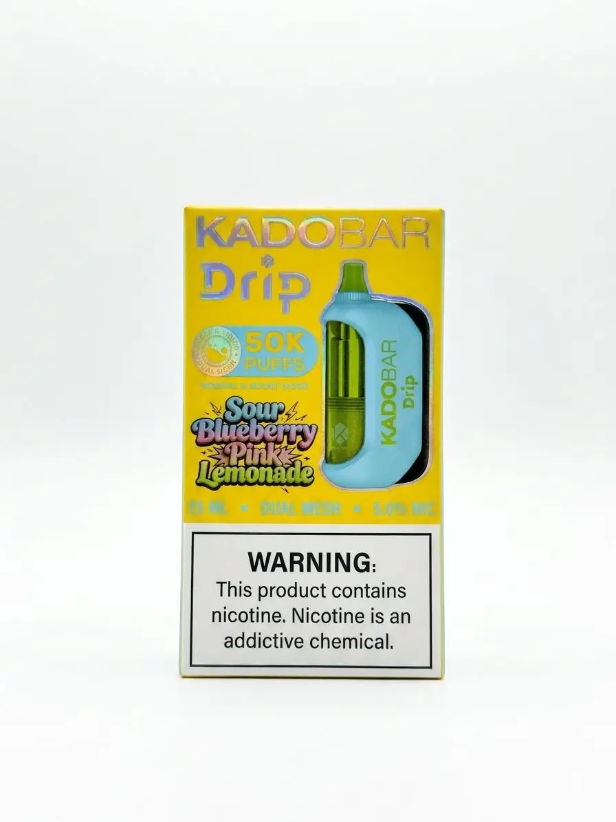 Sour Blueberry Pink Lemonade Kado Bar Drip 50K Disposable Vape
