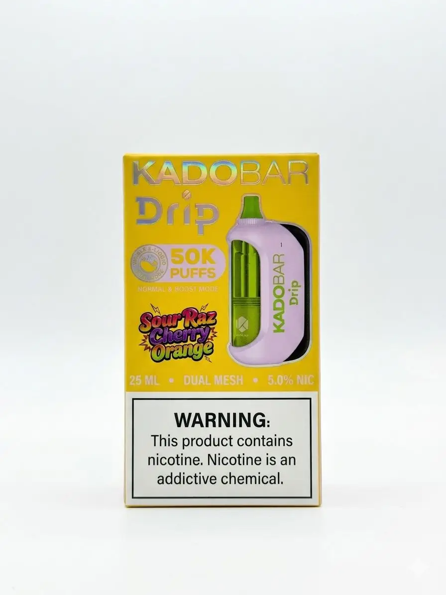 Sour Raz Cherry Orange-Kado Bar Drip 50K Disposable Vape