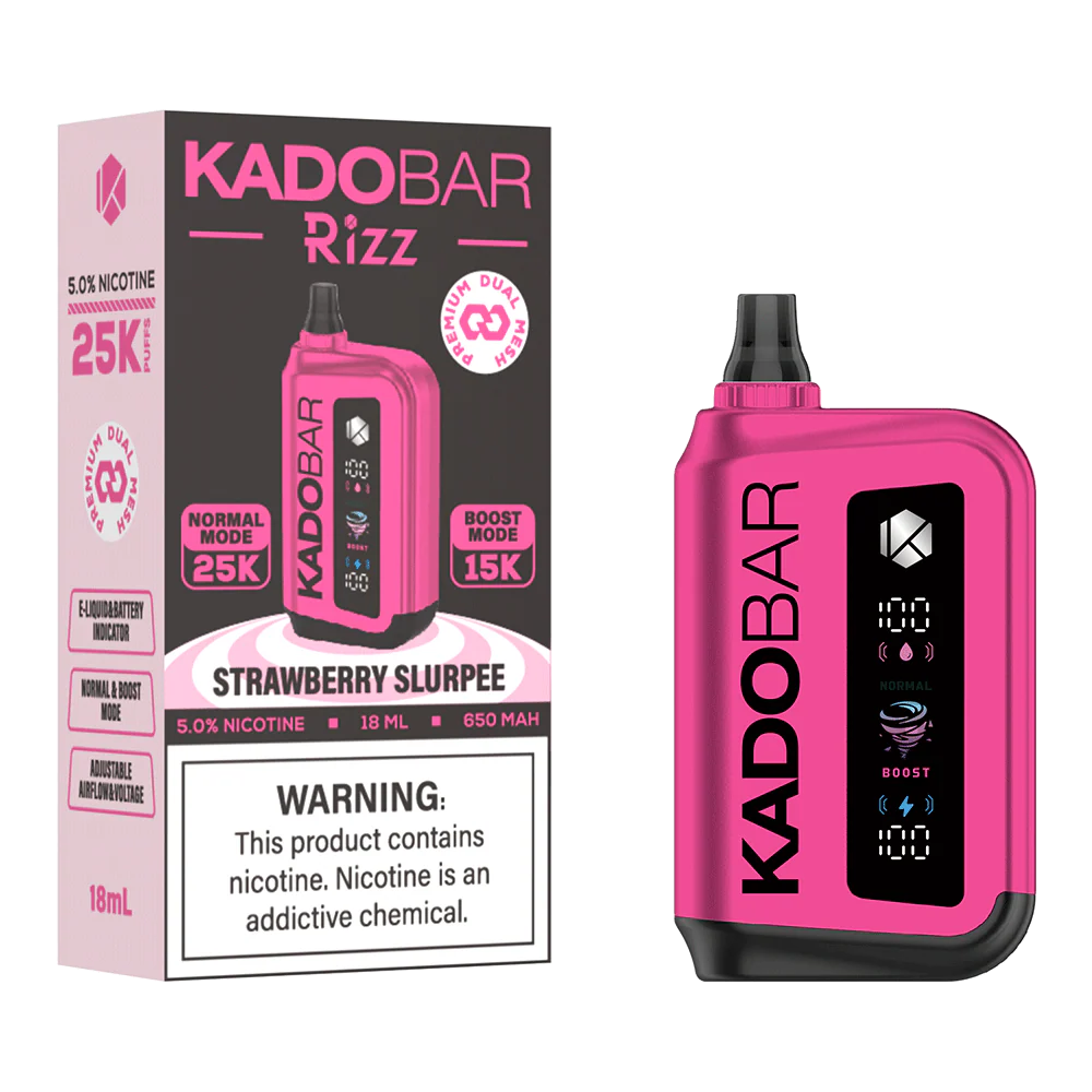 Strawberry Slurpee Kado Bar Rizz 25000 Puffs Disposable Vape