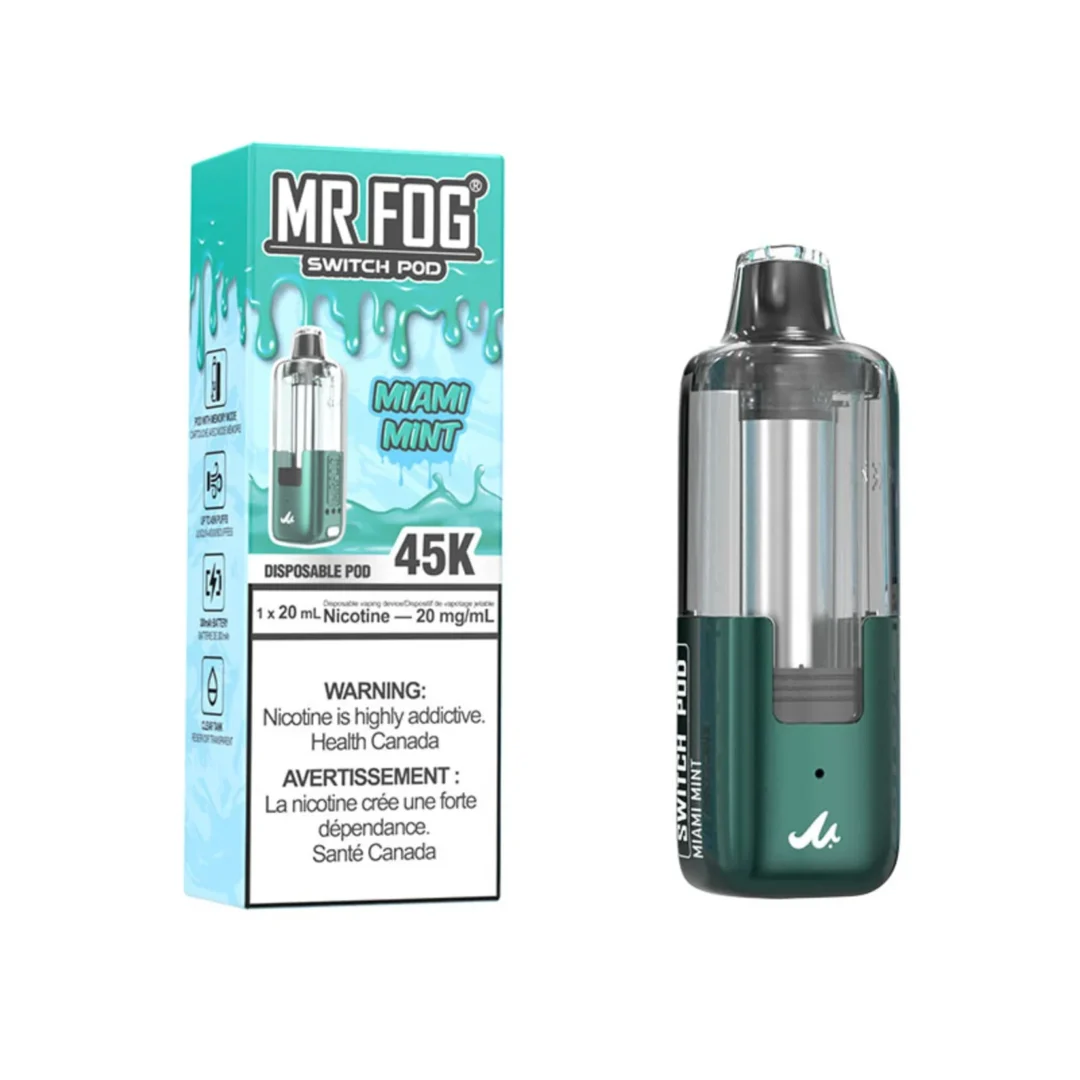 Miami Mint Mr Fog Switch 45000 Puffs Disposable Vape - Pods Only